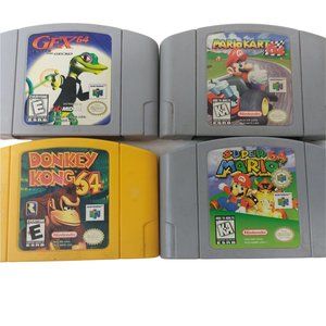 Lot of Four Nintendo 64 Video Games 80$ FREE DELIVERY - No Boxes
